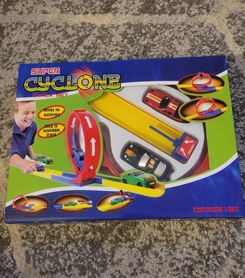 Super Cyclone Racecar Track Set  With Loop. - Image 1 of 4