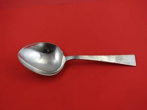 Starlit by Allan Adler Sterling Silver Vegetable Serving Spoon Hammered 9 5/8" - Picture 1 of 3