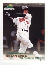 2001 Grandstand Appalachian League Top Prospects Update BRYAN BASS