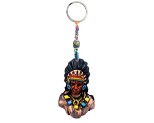 Llavero American Horse Indio Hecho a Mano 3D Macrame Metal Llavero Bolso Accesorio - Imagen 1 de 2