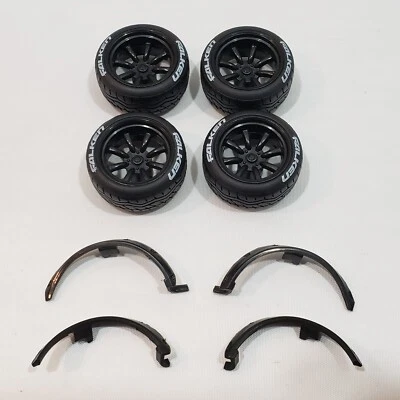 1/18 LLANTAS Y NEUMÁTICOS WATANABE PERSONALIZADOS Y GUARDABARROS BROTES CARROCERÍA ANCHA PARA AP1 HONDA S2000 Foto 1 de 4