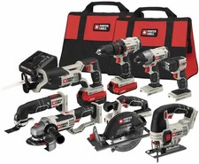 P-C Lithium Li-ion Cordless Combo Kit with Soft Case 8-Tool 20-Volt Max