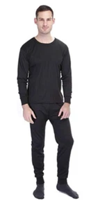 Herren Comfort-Fit leichtes Thermo Set 100% Baumwolle Gr. L - Bild 1 von 3