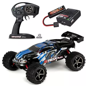 Traxxas E-Revo 1:16 Tsm Blu Rtr Vxl Rtr senza Spazzole TRX71076-8BLUEX - Foto 1 di 6