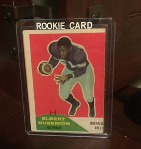 1960 Fleer Football Card #17 Elbert Dubenion-Buffalo Bills