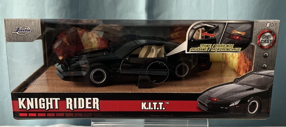 Supercar Knight Rider K.I.T.T. KITT 1982 Pontiac Trans AM 1:24 Model JADA TOYS - Immagine 1 di 1