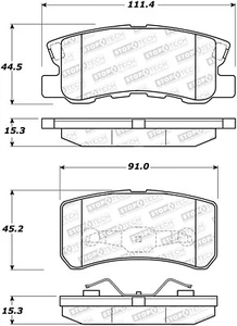StopTech 308.08680 StopTech Street Brake Pads - Picture 1 of 5
