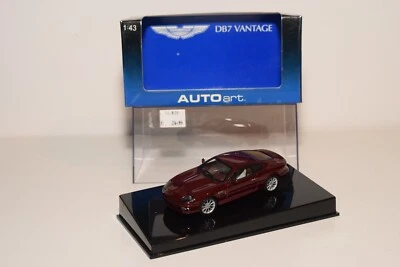 A76 1:43 AUTOART 50202 ASTON MARTIN DB7 VANTAGE RED MAROON NUOVO CON SCATOLA - Immagine 1 di 4