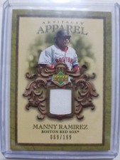 Manny Ramirez Serial Number 69/199 2007 Upper Deck Artifacts Apparel Game Used