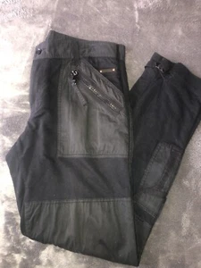DOLCE & GABBANA BLACK COTTON CARGO JOGGER BELT-LOOP SWEATPANTS MENS SIZE 36 - Picture 1 of 9