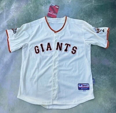 Camiseta masculina Majestic MLB San Francisco Giants Tim Lincecum #55 tamanho 50. - Imagem 1 de 4