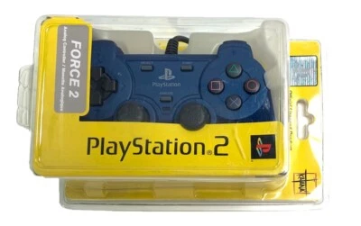 Sony Officially Licensed PS2 Katana Force2 Wired Controller - Blue (Damaged Box) - Image 1 of 4