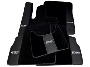 Black Floor Mats for Mercedes Benz G-Class W463 (2018-2023) with Leather | ER56 - Picture 1 of 12
