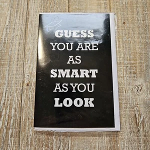 PS Greetings Graduation Card 6x8 Black White Funny Humor Congratulations - Picture 1 of 6