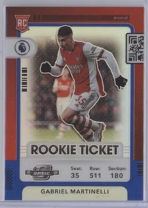 GABRIEL MARTINELLI 2021-22 Chronicles CONTENDERS OPTIC BLUE PRIZM TICKET RC /49 - Picture 1 of 2
