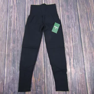 Halara NEW NWT Womens Small Black Leggings Butt Scrunch Yoga Gym Workout 7/8 - Picture 1 of 4