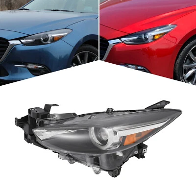 For 2017-2018 Mazda 3 LED Headlight Assembly Headlamp with Bulbs Driver Side LH Foto 1 de 4