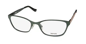 NEW KENSIE BUBBLY EYEWEAR 50-17-130 METAL & PLASTIC GREEN WOMENS FULL-RIM CAT - Picture 1 of 8