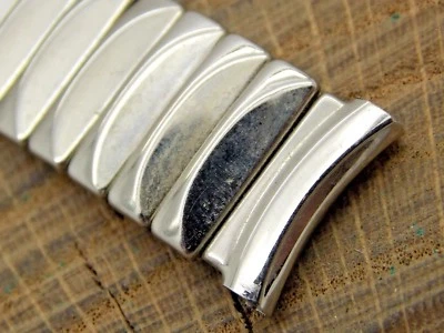 Correa de reloj Duchess vintage para hombre 17,5 mm curva de acero inoxidable expansión usada Foto 1 de 3