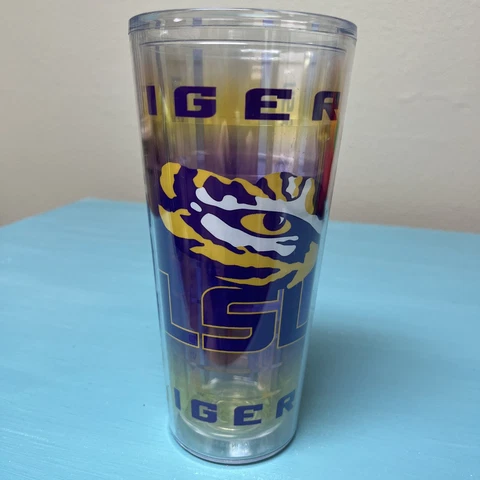 LSU Tigers NCAA Officially Licensed 22 OZ Tumbler. No Lid. Tags On , BPA FREE Cover