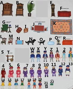 Playmobil PICK CHOOSE Mom Dad Kid maid Victorian Dollhouse Mansion Doll House - Picture 1 of 1