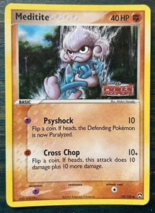 Pokémon TCG | Meditite 55/108 | EX Power Keepers | Holo Stamped | LP - Picture 1 of 2