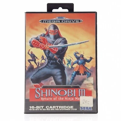 Sega Mega Drive Spiel : Shinobi III Return of the Ninja Master - MD OVP PAL Game - Bild 1 von 4