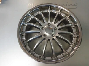 SMC Typ D  Felge 8,5x20 5x120 Et40 Brilliantsilber mit Edelstahl NEU! R1061 - Bild 1 von 1
