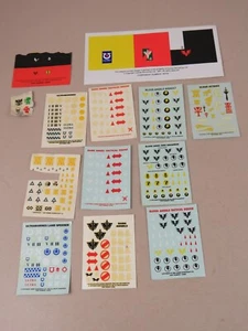 Warhammer 40k Transfer Decal Sheets Vintage Blood Angels Dark Angels Ultramarine - Picture 1 of 4