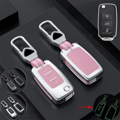 Alloy Silicone Car Key Case Cover For VW Golf Tiguan CC GTI Jetta Passat Beetle Foto 1 de 4