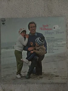 Andy Williams Happy Heart Columbia 2 eye Red label Stereo 12" 1960's 33 RPM POP - Picture 1 of 5