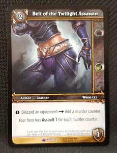 WoW TCG World of Warcraft - Belt of the Twilight Assassin - Badge - 1/4 - NM - Bild 1 von 1