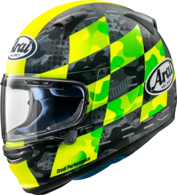 Casco de calle Arai Regent-X parche cara completa motocicleta amarillo escarcha  Foto 1 de 2