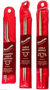 Whitecroft Essentials Knitting Cable Needle Cranked Straight - All Sizes - Picture 1 of 1