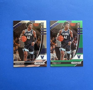 2020-21 Panini Prizm Draft Picks #59 Saddiq Bey 2 x LOT Green & Silver Rookie RC - Bild 1 von 6