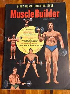 MUSCLE BUILDER bodybuilding fitness magazine Mr America STEVE REEVES 10-53
