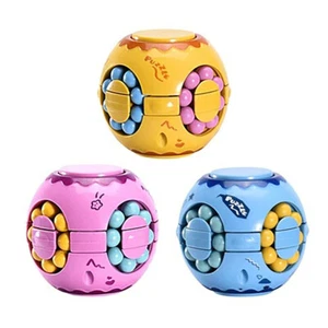 Fidget Spinner 3D Puzzle Magic Cube Ball Educational Toy Rotating Bean for Kids - Picture 1 of 20