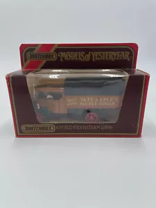 Matchbox Models of Yesteryear Y-27 1922 Tate & Lyle's Foden Steam Lorry 1984 NIB - Picture 1 of 3
