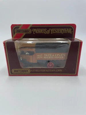 Matchbox Models of Yesteryear Y-27 1922 Tate & Lyle's Foden Steam Lorry 1984 NIB - Image 1 of 3