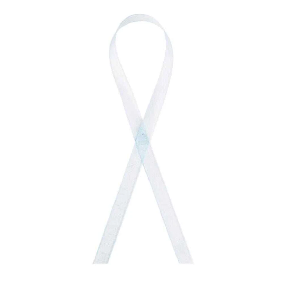 Narrow Light Blue Organza Ribbon - 1/4in. x 5yds - 1 Spool (dar30006946) - Image 1 of 1