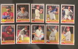 2025 Topps Heritage CHROME (10x) Diamondbacks LOT w/ CAROLL, Del Castillo RC + - Picture 1 of 2