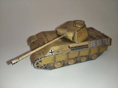 1/48 Tank "German Panther PzKpfw V"   Paper Finished Product Military - Image 1 of 4