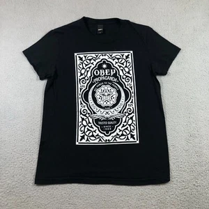 obey T shirt youth L black graphic print - Picture 1 of 11