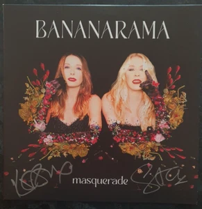 BANANARAMA - signierte LP Schallplatte - Masquerade - rotes Vinyl limitierte Auflage - fast neuwertig - Bild 1 von 1