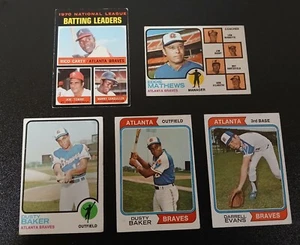 25 Vintage Baseball Cards, 1971 to 1974, HOFERS: Joe Torre and Eddie Mathews - Picture 1 of 10
