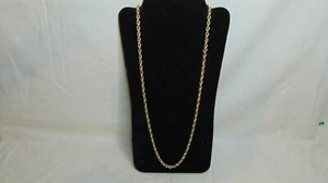 COLLAR CUERDA TONO ORO 30" - Imagen 1 de 5