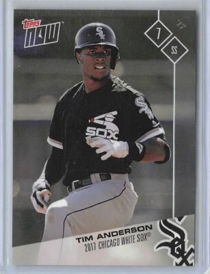 2017 Topps Now #OD-80 Tim Anderson Chicago White Sox - Image 1 of 2