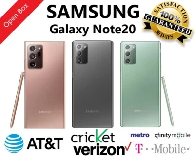 Samsung Galaxy Note 20 5G SM-N981U 128GB desbloqueado T-Mobile AT&T telefone CAIXA ABERTA - Imagem 1 de 4