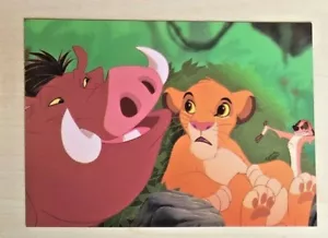 1994 DISNEY LION KING Coca-Cola AMC movie theaters PROMO CARD # 13 Pumbaa Timon - Picture 1 of 2