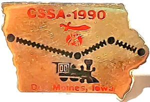 Shriners CSSA-1990 Des Moines Iowa Anstecknadel - Bild 1 von 2